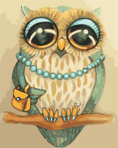 Совы мультяшные