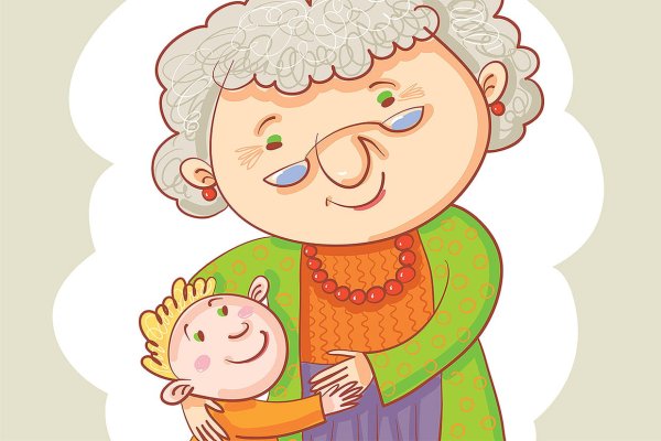 Рисунок бабушки и внука