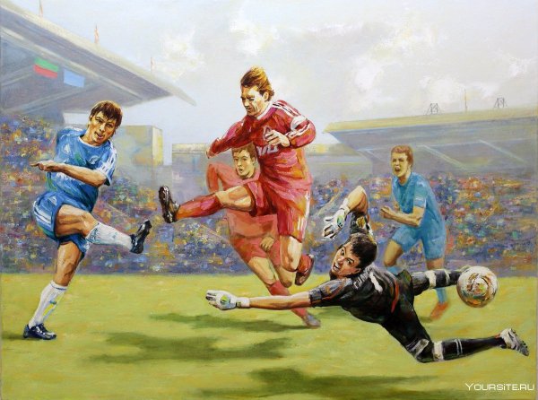 Плакаты на футбольную тему