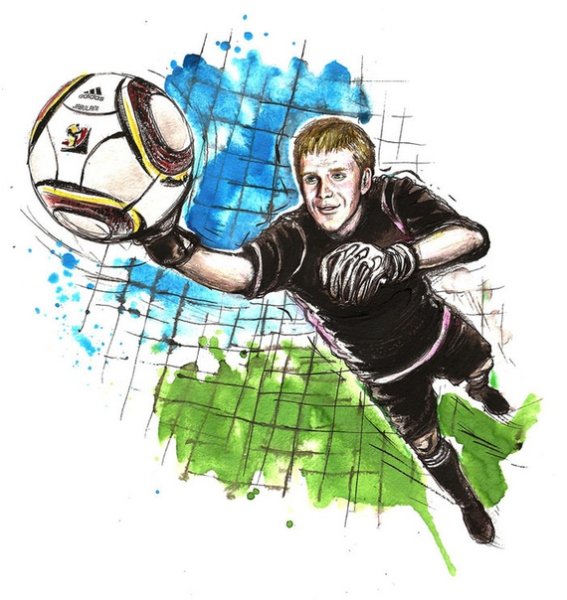 Иллюстрации на тему футбола