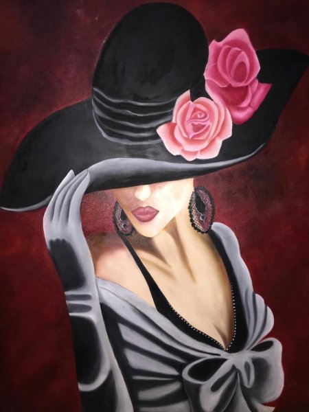 Женщина рисунок