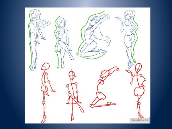 Тело человека в движении