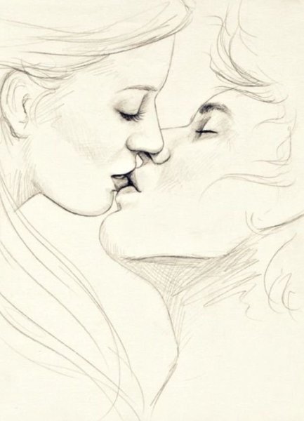 Влюбленные карандашом