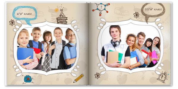 Заготовки для выпускного альбома