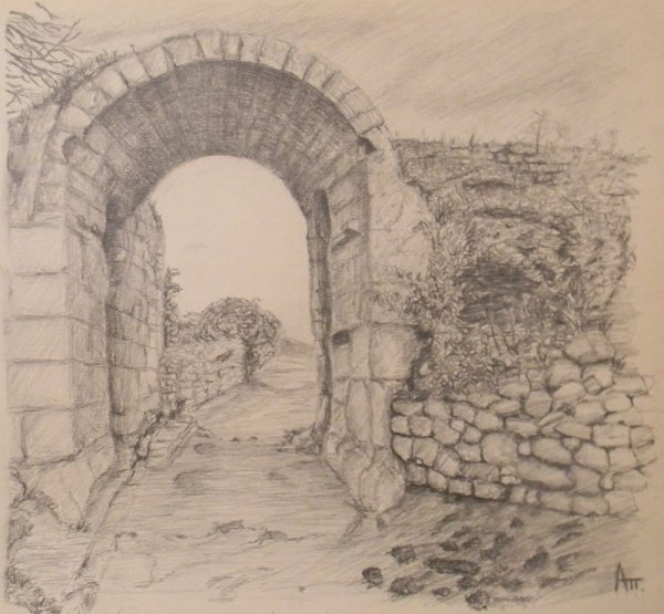 Зарисовка арки