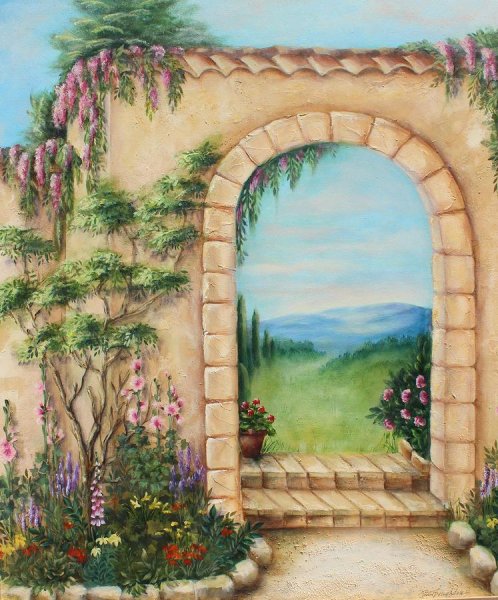 Арки с цветами для детей