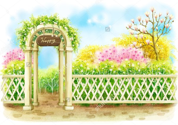 Сказочные ворота