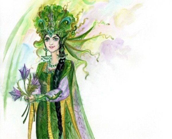 Каменный цветок медной горы хозяйка Малахитовая шкатулка