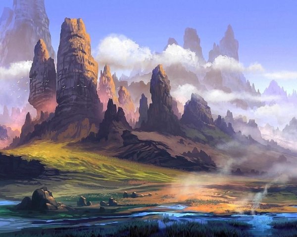 Фантастические пейзажи