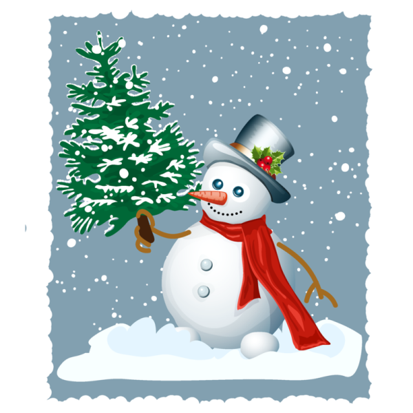 Милые новогодние иллюстрации