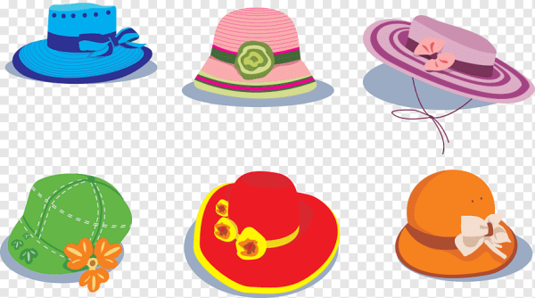 Летняя шляпка вектор