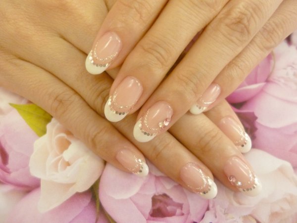 Френч со стразами