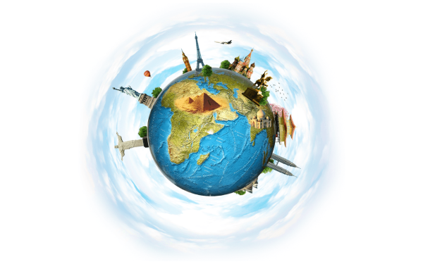 Глобус детский рисунок