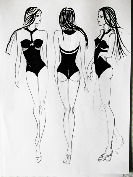 Тело девушки арт