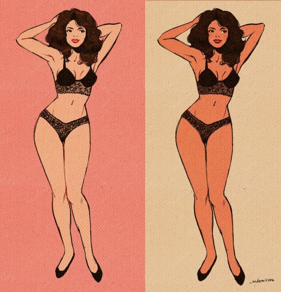 Фэшн иллюстрация фигура