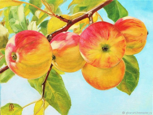 Картина яблоня Серебрякова