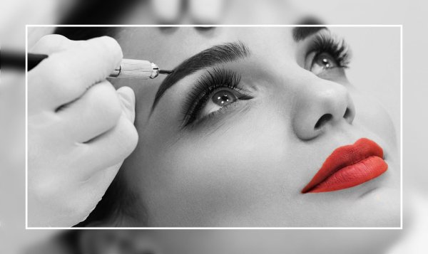 Перманентный макияж бровей