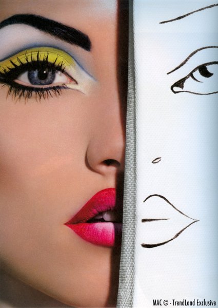 Макияж векторный