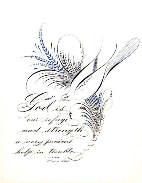 Каллиграфическое рисование пером