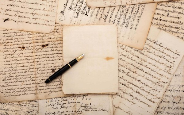 Фон рукопись