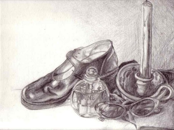 Тематический натюрморт Графика