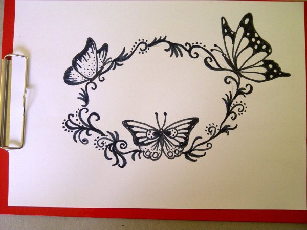 Узорчики на бумаге