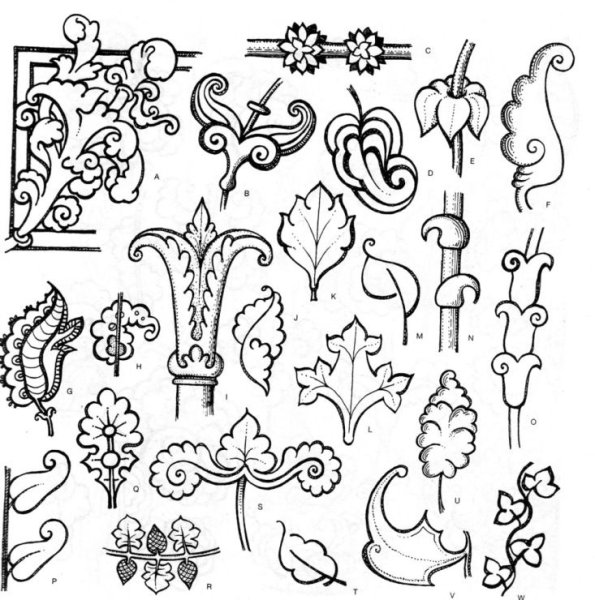 Интересные орнаменты узоры