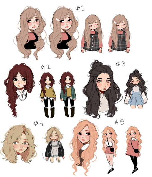 Стили рисования персонажей