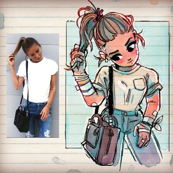 Эскизы персонажей