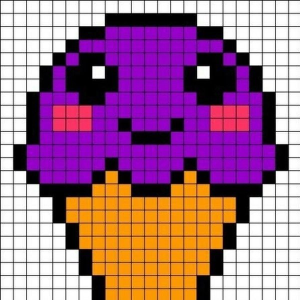 Рисунки по клеточкам маленькие