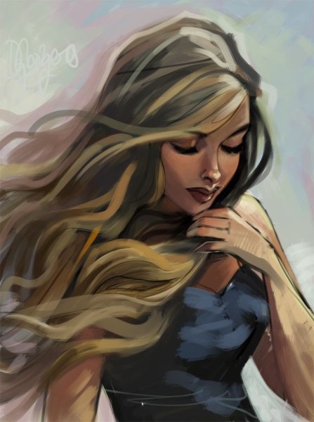 Аниме девушка с книгой