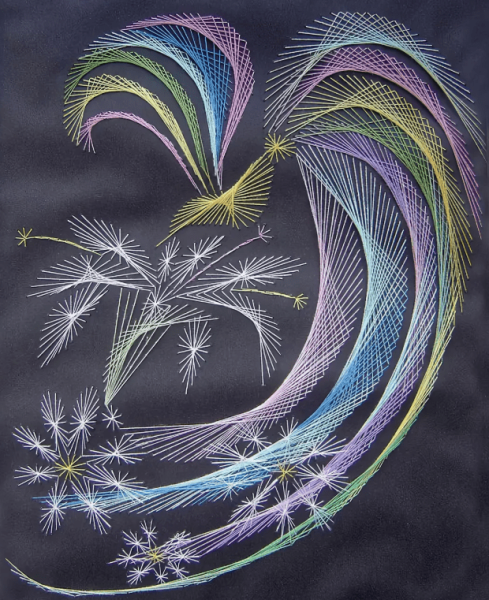 Техника вышивания изонить