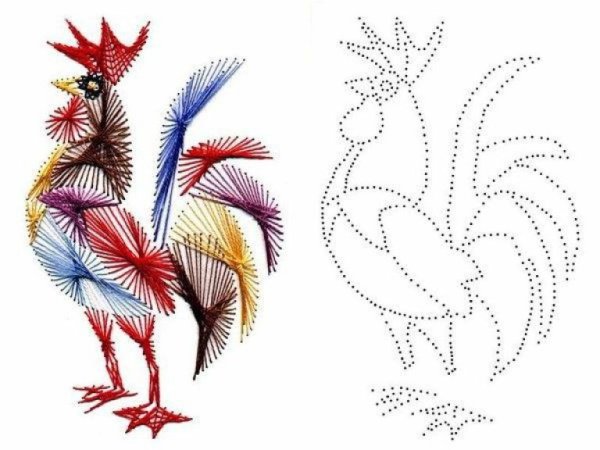 Техника вышивания изонить