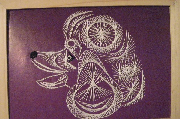 Декоративно прикладное искусство нитяная Графика