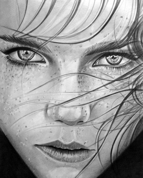 Фотореалистичный портрет Эммы Уотсон