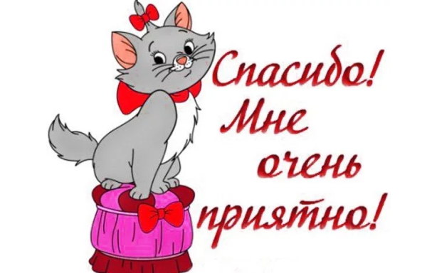 Спасибо очень приятно