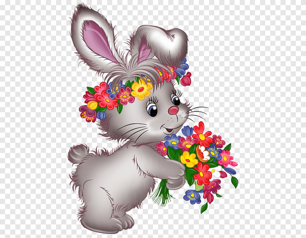 Зверушки с цветами