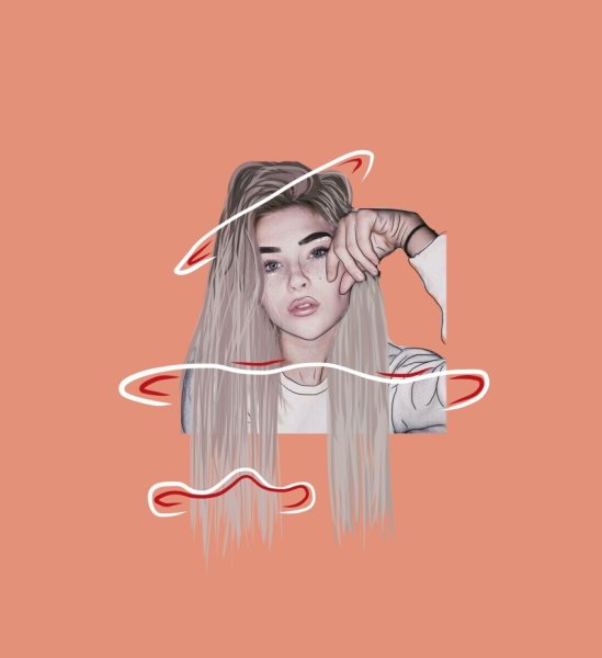 Арты девушек для срисовки