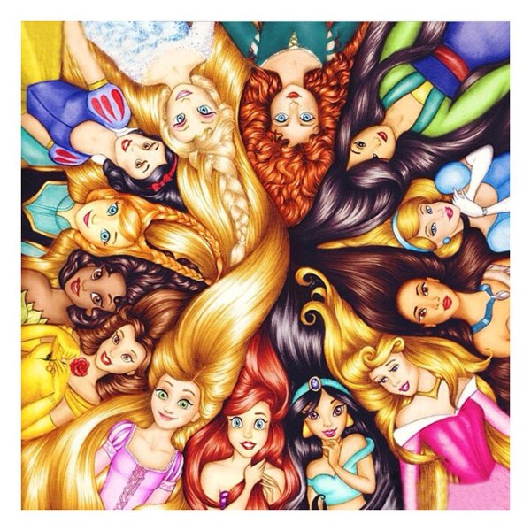 Арт всех Диснеевских принцесс