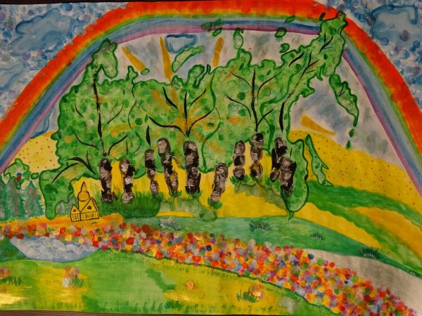 Нет края на свете красивей нет Родины в мире светлей рисунок