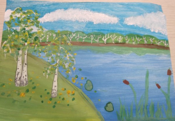 Родной край рисунок