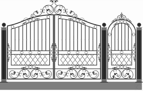 Кованые ворота