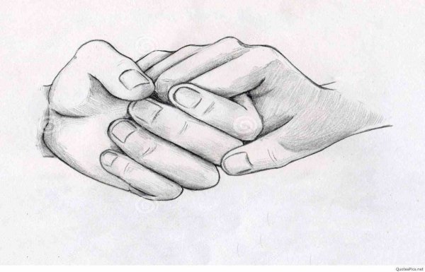 Рисунки чёрным фломастером