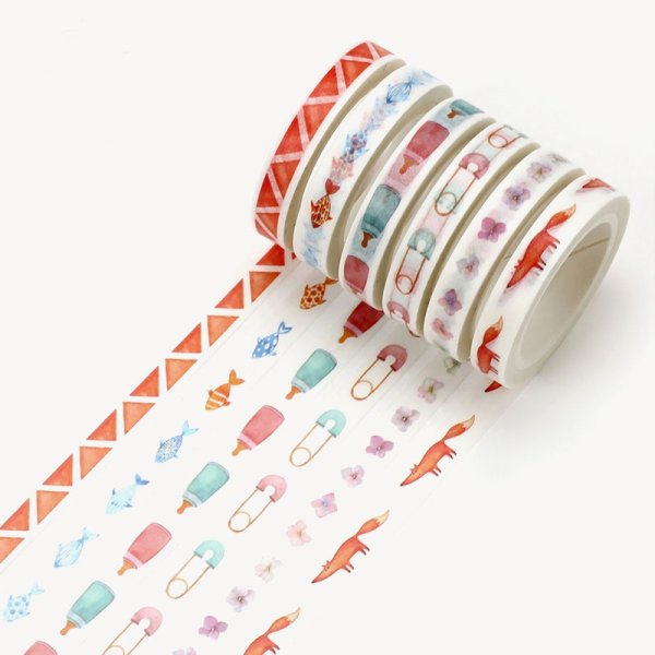 Бумажные скотчи для скрапбукинга