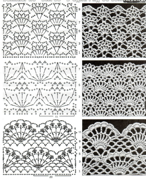 Вязание крючком Ажур