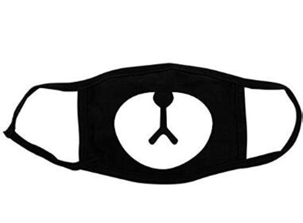 Маска панды на рот