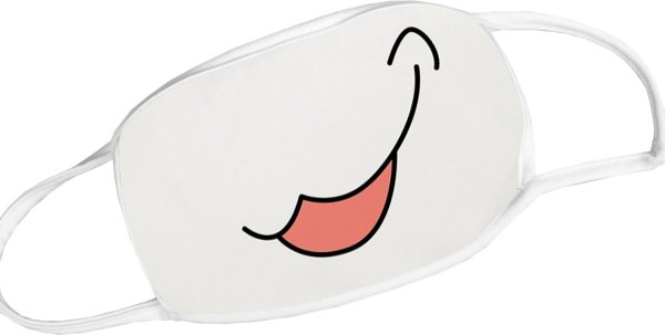 Медицинская маска с улыбкой