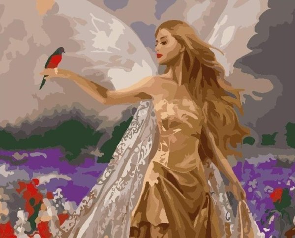 Картина по номерам Фея