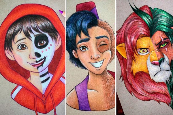 Рисунки мультяшных героев