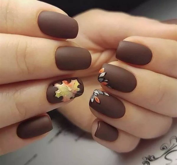 Ногти осень